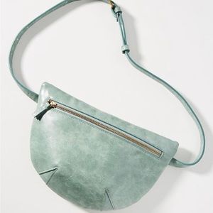 Anthropologie Ada Belt Bag Turquoise